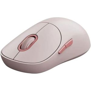 XIAOMI Wireless Mouse 3 – Dual-Mode Bluetooth & 2.4GHz Wireless Ergonomic Optical Mouse, Precision Laser Movement, Side Navigation Buttons, Compatible with Laptop, PC, Windows & Mac – Pink GL