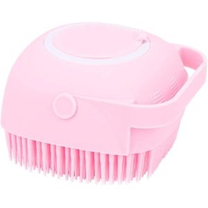 فرشاة استحمام ناعمة سيليكون بوجهين مع موزع صابون مع خطافات للتنظيف العميق والتدليك اللطيف للأطفال والرجال والنساء من هافياديل (1 قطعة) (متعددة الألوان)