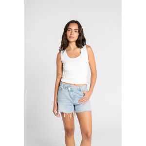 OUTDATED Tank Top Wide Neck - White