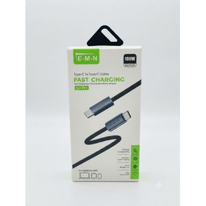  كابل من  Emn بطول 1 متر نوع USB تايب-C متوافق مع هاتف ذكي 