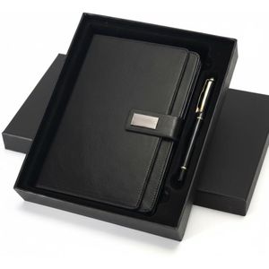 كشكول تخطيط منظم بأوراق مسطرة مقاس. (A5 ) 120ورقة - 15 * 21 سم - قلم معدني شيك (هدية قيمة )