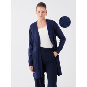 LC Waikiki Shawl Neck Regular Long Sleeve Women's Tricot Cardigan