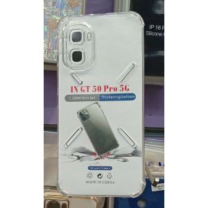 جراب مقاوم للصدمات وعالي الجودة يوفر حماية كاملة لجهاز انفنيكس GT 50 Pro - شفاف
