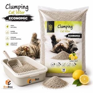 Doodzy Cat Food Cat Litter Lemon Smell Economic 10 Liter