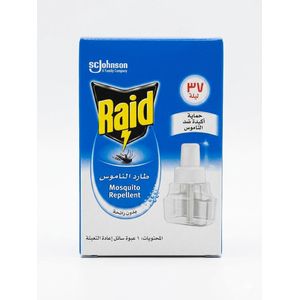 Raid Electric Mosquito Repellent Liquid Refill - 37 Nights Protection - Odorless