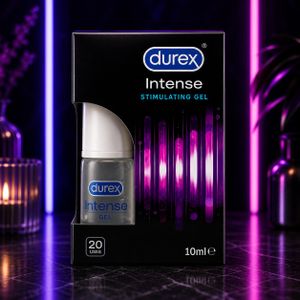 Durex جل Intense بإحساس بارد ودافئ 10 مل - تركيبة خفيفة ومنعشة - جل ناعم لراحة وانتعاش يومي
