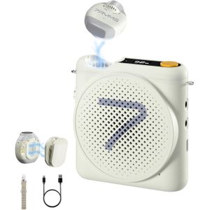 Comica WA2 Amplifier with Microphone White