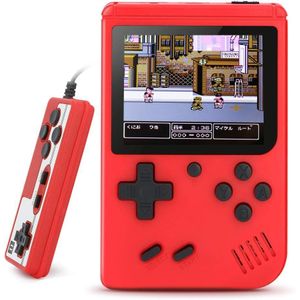 Handheld Games Consoles, Retro Mini Game Player with 520 Classic FC Games, Good Present for Kids and Boys, Xmas Gift - Red