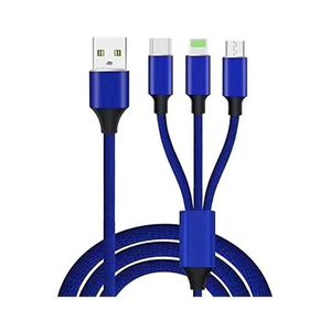 Temax Usb Charge Cable For Androids Iphone 7 Blue