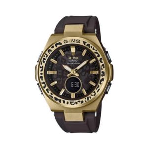 Casio ساعة نسائية تناظرية-رقمية بمينا بني - MSG-S200WLP-5ADR