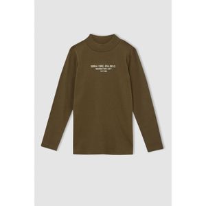 Defacto Regular Fit Turtleneck Long Sleeve T-Shirt Boys'