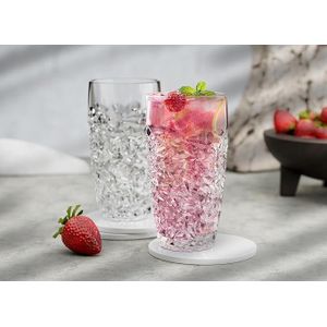 City Glass  طقم كوبايات كاركيل شوب 270 مل - 6 قطع. تمبلر من سيتي جلاس، مصنوع من الزجاج، سعة 21.0 سنتيلتر، باللون الشفاف، آمن للثلاجة، عدد القطع: 