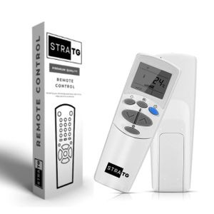 StraTG جهاز تحكم عن بعد بديل من ستراتيجى لمكيفات LG - متوافق مع 6711A90032L و6711A90032S و6711A20034S