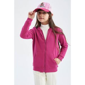 Defacto Knitted Cardigan - Purple