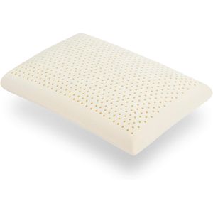 مخدة من لاتكس تالالاى، مخدة من إسفنج اللاتكس فائقة النعومة للنوم، مخدة سرير طبية للظهر بغطاء قطني قابل للإزالة للنوم على الجانب والبطن، تساعد على تخفيف آلام الكتف والرقبة، (مقاس عادي)