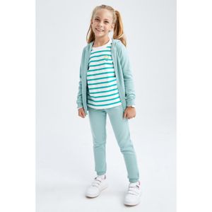 Defacto Girl Knitted Bottom Trousers - Mint