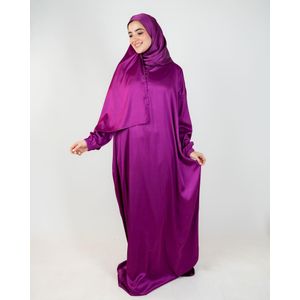 Tie Shop Plain Satin Isdal - Fuchsia