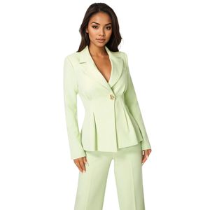 Bebe Tailored Pleat Details Blazer