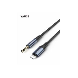 Yesido YAU35 Lightning to 3.5mm AUX Audio Adapter Cable for iPhone, High-Quality Sound, Durable, Compact, and Portable