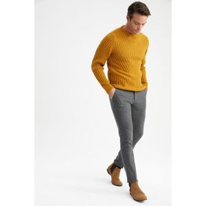 Man Tailored Fit Trousers - GREY