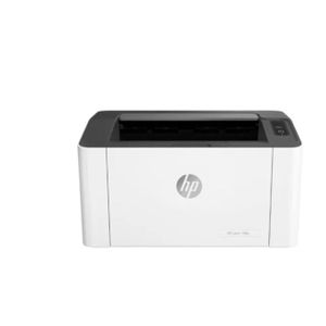 HP طابعة ليزر أحادية اللون 108A (أبيض) - سريعة وصغيرة الحجم وموثوقة للاستخدام المنزلي والمكتبي