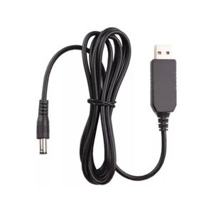Multi Multi-Voltage USB to DC Router Power Cable – 5V to 9V for Power Bank Use –Plug