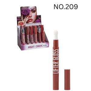 Might Cinema Lifter Gloss Hydrating Lip Plumper â€“ High-Shine Long-Lasting Lip Gloss with Hyaluronic Acid & Applicator for Fuller, Smoother Lips(209)