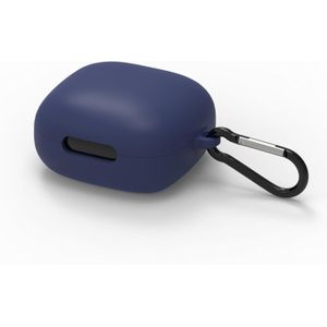  جراب متوافق مع سماعات انكر ساوند كور P40i: جراب حماية من السيليكون الناعم مضاد للصدمات لسماعات اذن ساوند كور P40i اللاسلكية مع حلقة تثبيت (ازرق) 