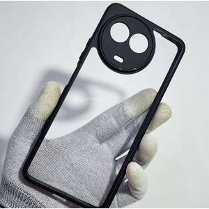 جراب سيليكون اطار اسود حماية قصوى ضد الصدمات بحماية للكاميرا  مقاوم للصدمات  خامه عاليه الجوده  لهاتف ريلمي 11  5 جي - ريلمي 11 اكس  5 جي  -   اسود   Realme 11 5G - Realme 11x 5G -Realme C67 5G