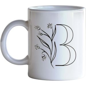vector letter Mug B