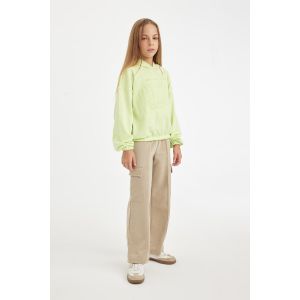 Defacto Girl Wideleg Cargo Trousers - Grey