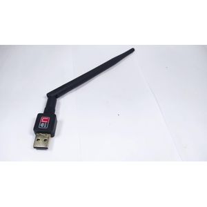 محول شبكة لاسلكية صغير 150 ميغابايت بالثانية USB واي فاي 802.11N مع محول شبكة محلية مع هوائي