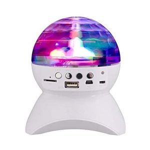 أضواء الكرة الكريستال ديسكو ومكبر الصوت بلوتوث اللاسلكية - قابلة لإعادة الشحن