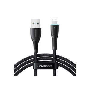 JOYROOM SA32-AL3 Starry Series 3A USB to 8 Pin Fast Charging Data Cable, Length:1m Black