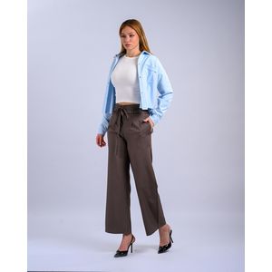 General Baby Blue Chic Cropped Tee