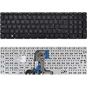 لوحة مفاتيح لاب توب اتش بي 15-AC 15-AF 15-AY 15-BA 15-BG 15-BN 17-X 17-Y 250 G4 255 G4 256 G4 250 G5 255 G5، كيبورد لاب توب بلغة إنجليزية US من وي فلاي، أسود (إتاحة الكتابة باللغة العربية غير مضمونة)