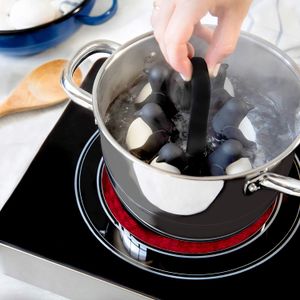 Egg Holder Penguin-Shaped Holds Six Eggs For Boiling And Fridge