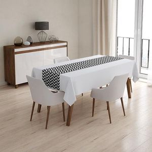 Cartela مفرش طاولة، أسود