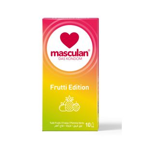 Masculan ماسكولان واقي ذكري اصدار الفواكه عبوة 10 قطع 