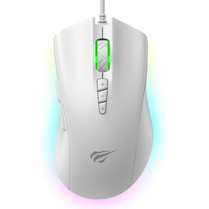 Havit MS1040 V1 RGB Programmable Gaming Mouse - white