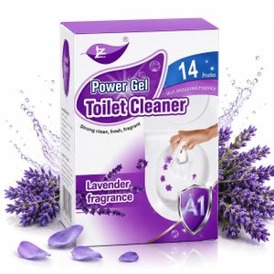 Power Gel Toilet Cleaner Self-Dissolving Flowers – Fresh Toilet Cleaner 1Pcs Lavender Fragrance