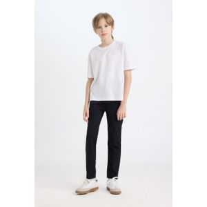 Defacto Slim Fit Denim Trousers - Black
