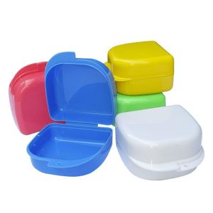 Plastic Denture Box Storage Case for Aligners Mouth Guards