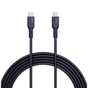 Aukey CB-SCC101 Circlet Blink USB-C to USB-C Cable - Black