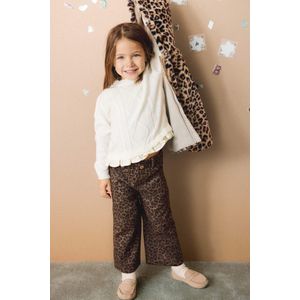 Defacto Girl Leopard Print Gabardine Trousers