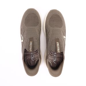 Activ Slip On Knit Running Sneakers - Khaki