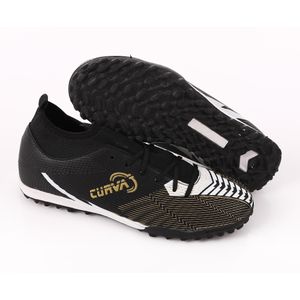 CURVA Shield 2 Elite Turf TF Football Shoes - Black