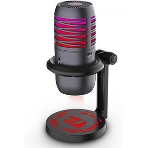 Redragon ميكروفون نيبولا GM211 مكثف للألعاب USB بإضاءة ليد 6 ألوان مع حامل مكتبي 