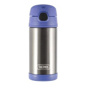 Thermos Funtainer Vacuum Insulated Straw Bottle, 355 ml - Smoke Blue