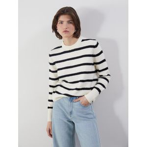 LC Waikiki Crew Neck Striped Women's Knitwear Sweater